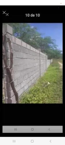 VENDO LOTE 20X30 PACIALMENTENTE MURADO