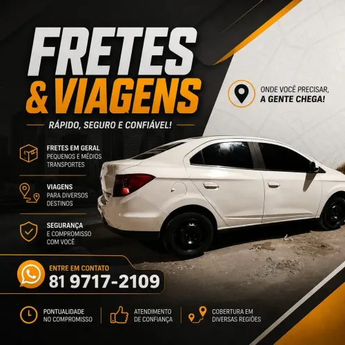 Viagens e fretes. 