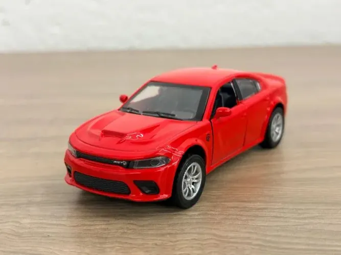 Carrinho de Metal Dodge Charger SRT Vermelho 1:36