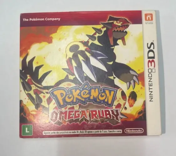 Pokemon Omega Ruby Nintendo Nintendo 3DS - com luva
