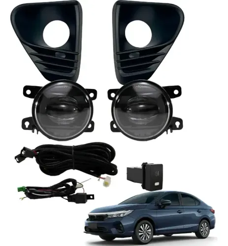 Kit Farol de Milha Ford Ka 2019 e 2020 Botão Modelo Original Suns - FGS0432FD