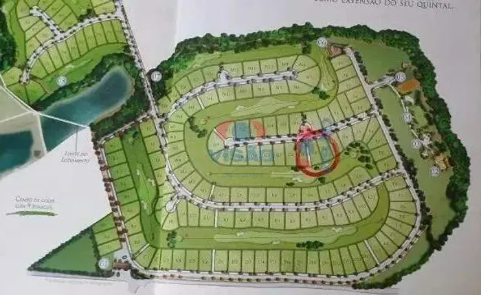 Terreno a venda de 1000 m2 no Condominio Jardins de Golfe em Indaiatuba/SP