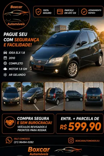 Fiat Idea ELX 1.8 MPI Flex 8V 5P 2010