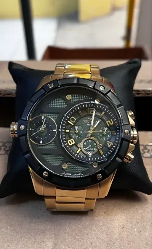 Relógio technos legacy dourado