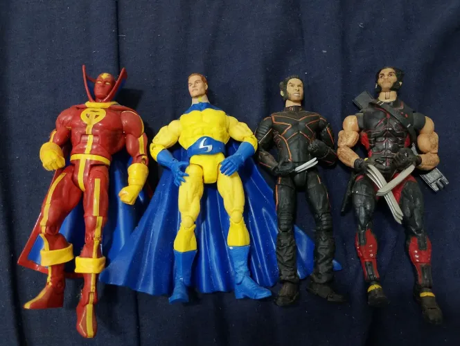 Action Figures da Marvel.