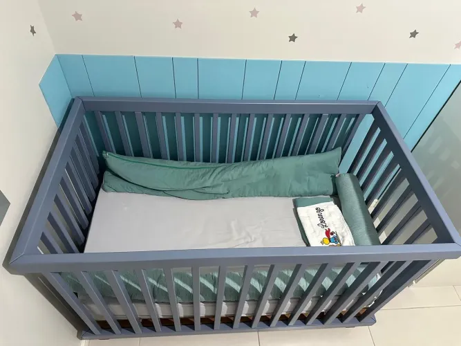 Berço Madeira Maciça Cia do Móvel 