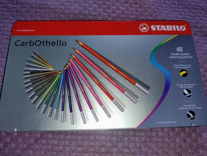 Estojo de lápis pastel aquarelável NOVO