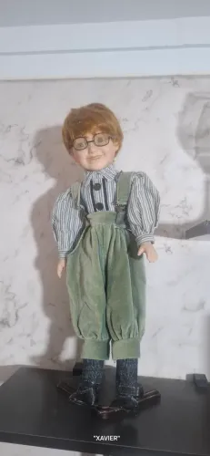 CASAL BONECO PORCELANA