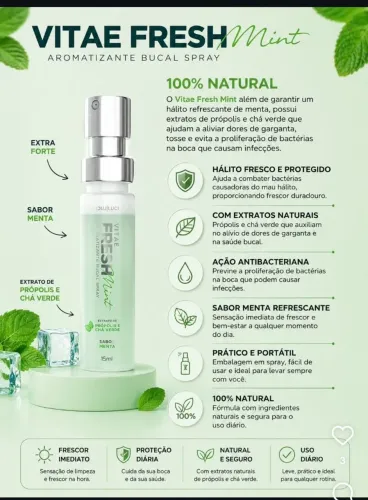 Aromatizante Bucal Spray 