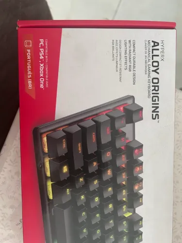 Teclado Gamer Mecânico HyperX Alloy Origins (não aceito olx pay, entrega em mãos)