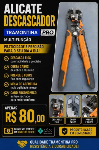 Alicate Desencascador Multifuncional Tramontina PRO