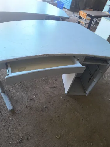 Mesa de escritório oval 