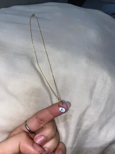 cordão de ouro com diamante feminino 