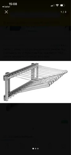 Calceiro Deslizante 12 Varetas Cromado GTB Aramados 7153 Novo - Organizador Calças Armário