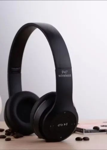 Head fone Bluetooth preto Android 