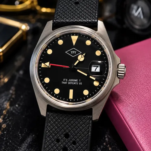 YPY Kurtz GMT Automatico Titanio Miyota 9075 Sem Uso Full Set