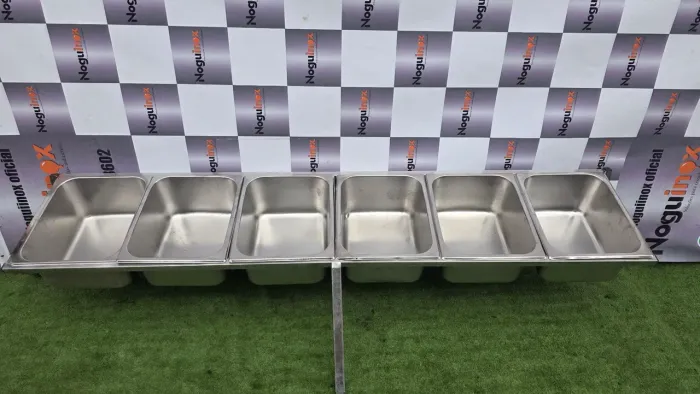 Codimentadora Pizzarola inox cubas GN