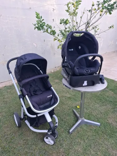 Carrinho+Moisés +bebê conforto + base para carro