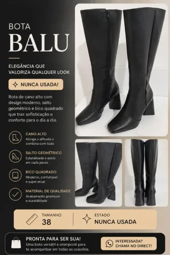 BOTA DE COURO