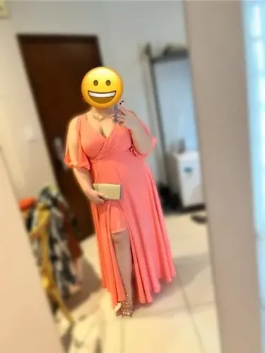 Vestido Plus Size Coral