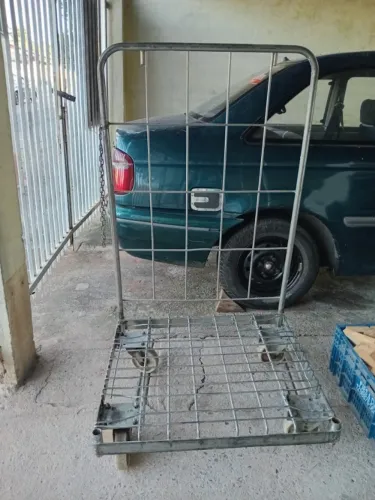 Carrinho Plataforma de Carga em Aço - Reforçado