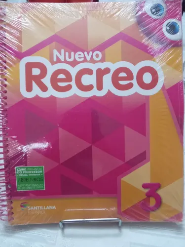 Livro didático editora santillana de espanhol "Nuevo Recreo" novo volume 3