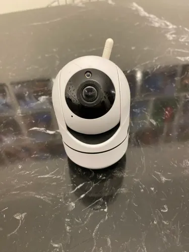Câmera Wi-Fi IP HD 360° Rotativa com Visão Noturna