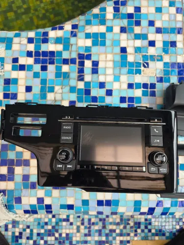 Som Multimidia Original Honda Fit / City 2015 a 2021 Com Moldura Black Piano e Acessórios"