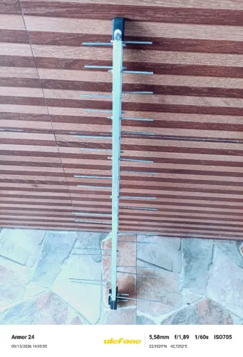 ANTENA THEVEAR 16 ELEMENTOS BEM POTENTE NOVA SEM USO +15 METROS FIO ANTENA