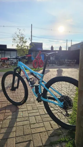 Bicicleta Specialized Epic Comp 2018 Azul Tamanho M Aro 29 Bike Novíssima