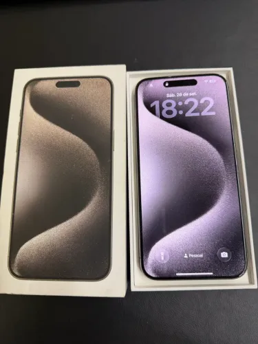 Iphone 15 Pro Max, 256gb, sem marcas de uso