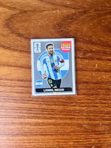 Figurinha extra messi prata 2026