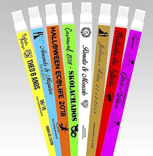 Pulseira para eventos - Divulgar Gráfica