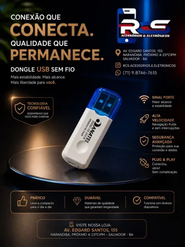 Adaptador Bluetooth USB