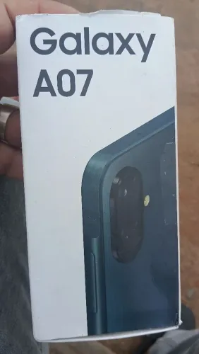 Galaxy A 07 128 na caixa