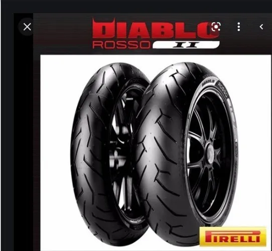 Pneu Pirelli CB 500 X/CB 500 F até 2018/XJ6/HORNET Pirelli Diablo Rosso 2 e Rosso 3