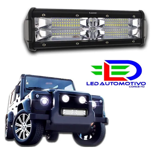 Barra de Led 144w 7D 12v Off Road