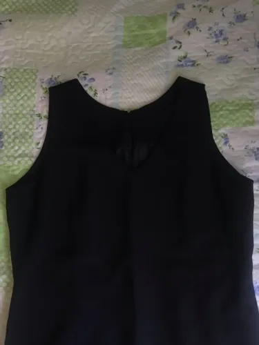 vestido preto longo