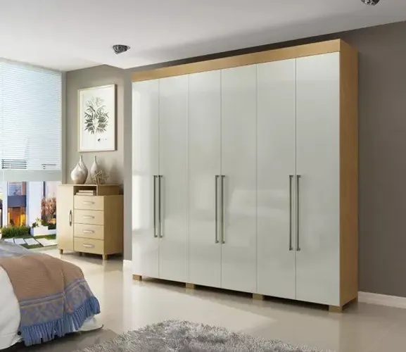 Guarda roupa Itá 6 portas *novo na caixa