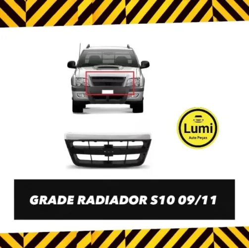 Grade Radiador S10 09/11 - Nova!!