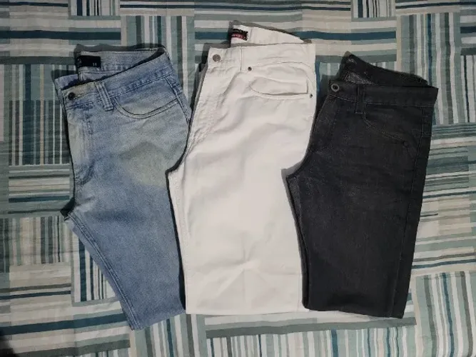 Calça Comprida - Varias cores - Jeans / Brim
