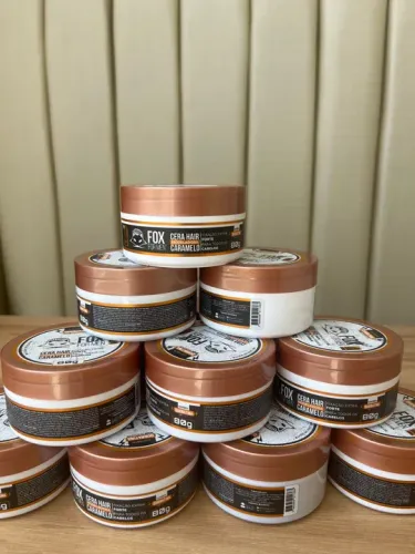 Pomada fox caramelo fixação extra forte