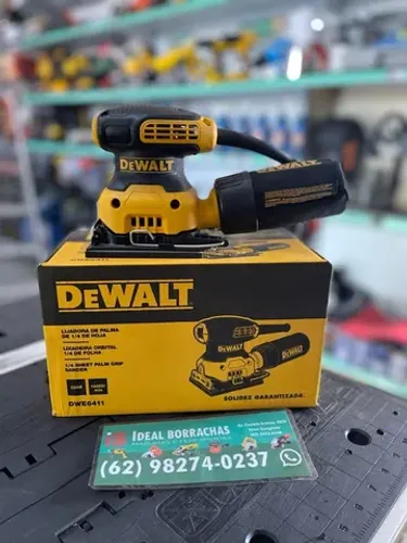 Lixadeira orbital Industrial - treme treme - Dewalt 03 anos de garantia