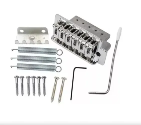 Ponte Tremolo Ronsani P/ Strato Kit Cromo