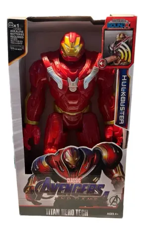 Boneco importado articulado Hulkbuster 30cm