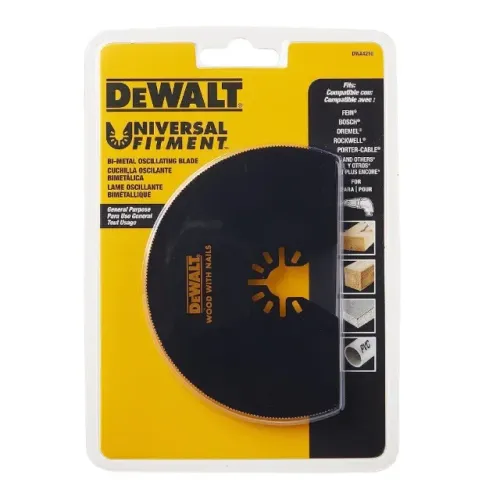 Lâmina para Multi Ferramenta Oscilante Semi-Circular Corte de Madeira DeWalt DWA4210