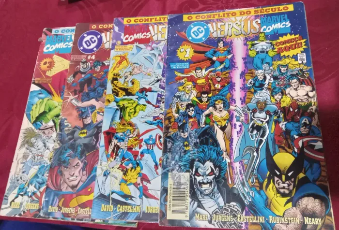 HQs DC Versus Marvel - Edições 1,2, 3, e 4 primeira parte !