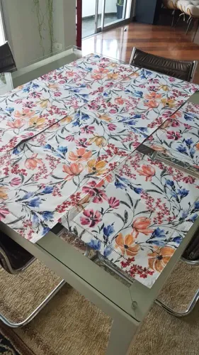Kit Mesa Posta Casa Argivai 4 peças 