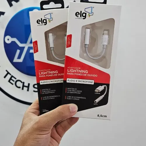 Adaptador Baseus e ELG para P2 ou Lightning C/ Garantia 6 meses