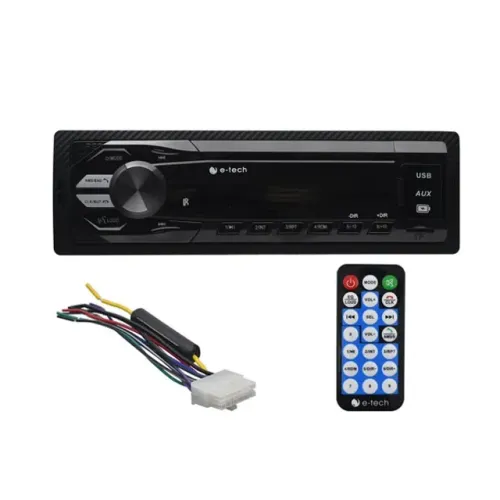 Autorradio Fm 4x40w Rms Com Usb Mini Sd Auxiliar Bluetooth Com Botoes Touch Screen